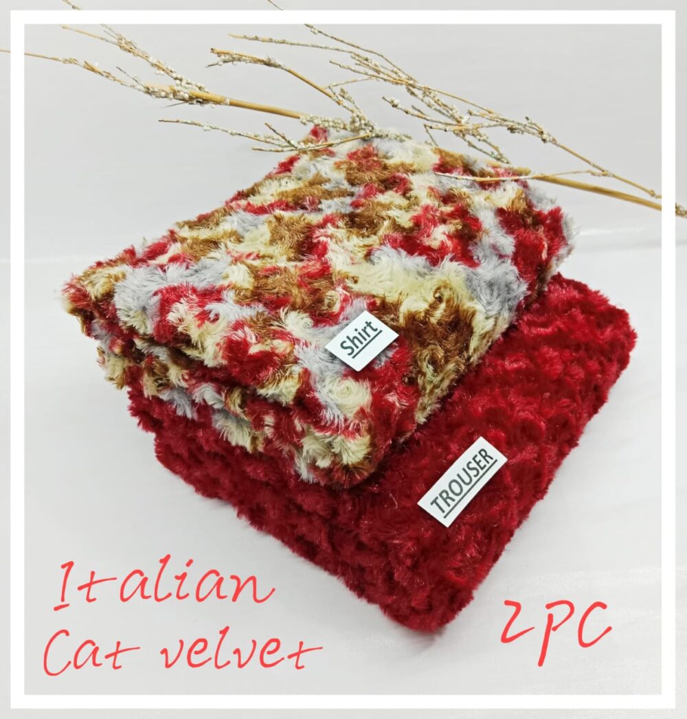 Italian Cat Velvet 2PC