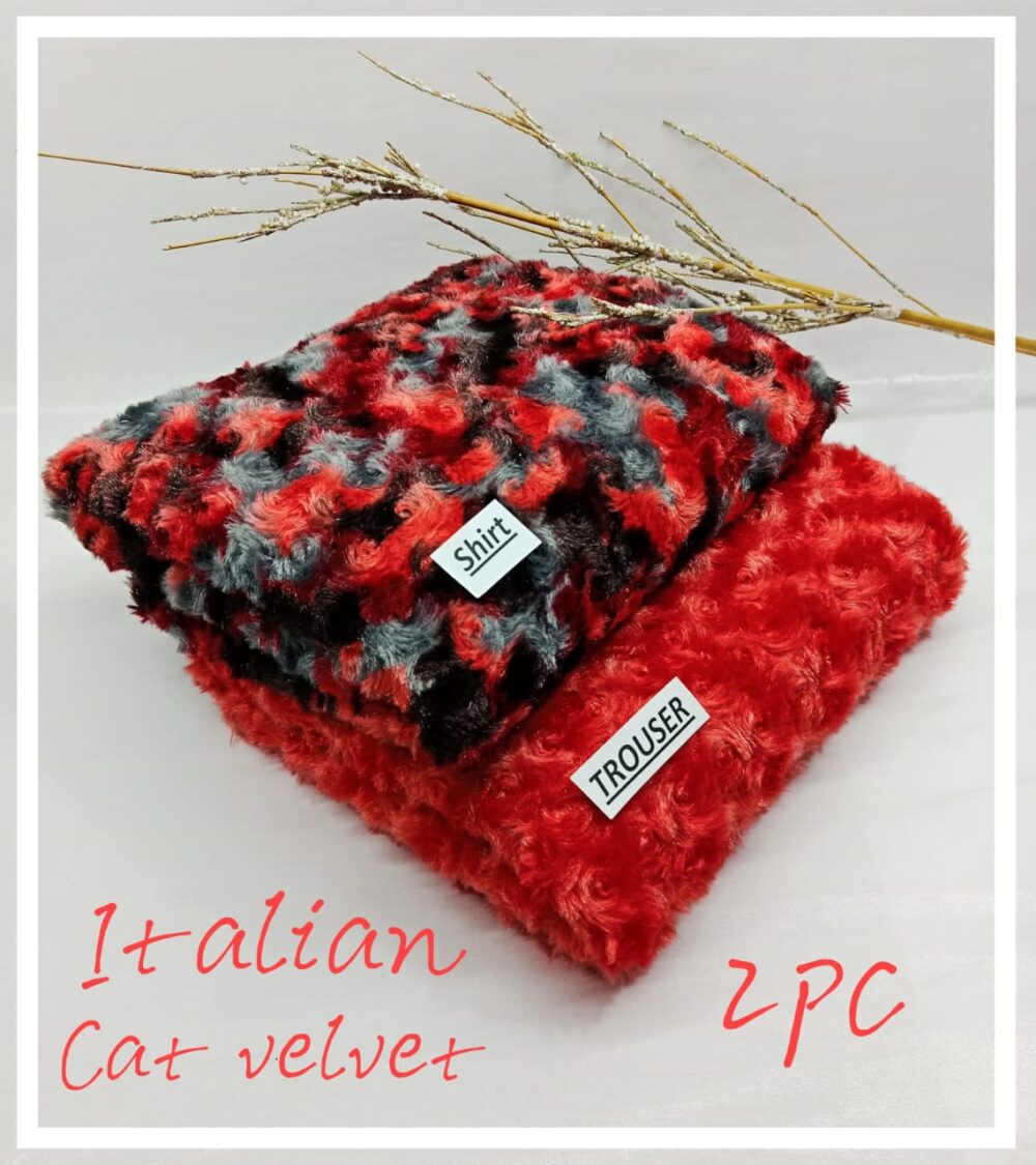 Italian Cat Velvet 2PC
